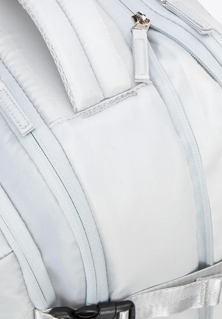Sac à Dos Avion Multifonctionnel Blanc Crème Polyester Extensible - 11