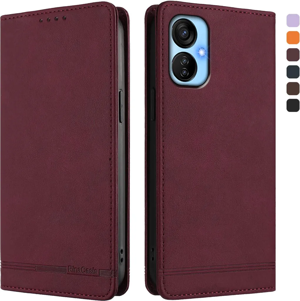 Custodia Pratica per Tecno Spark 9T / 9 Pro | Rosso, Lavabile e Sicura