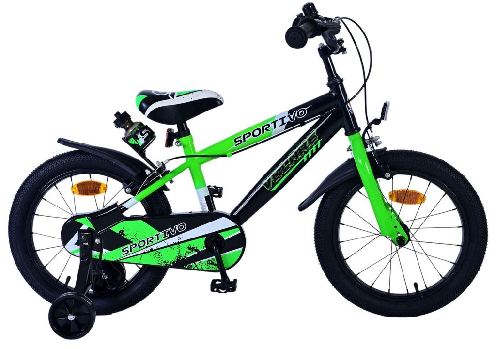 Volare Sportivo Kinderfahrrad – Jungen – 16 Zoll – Grün Produktbild 