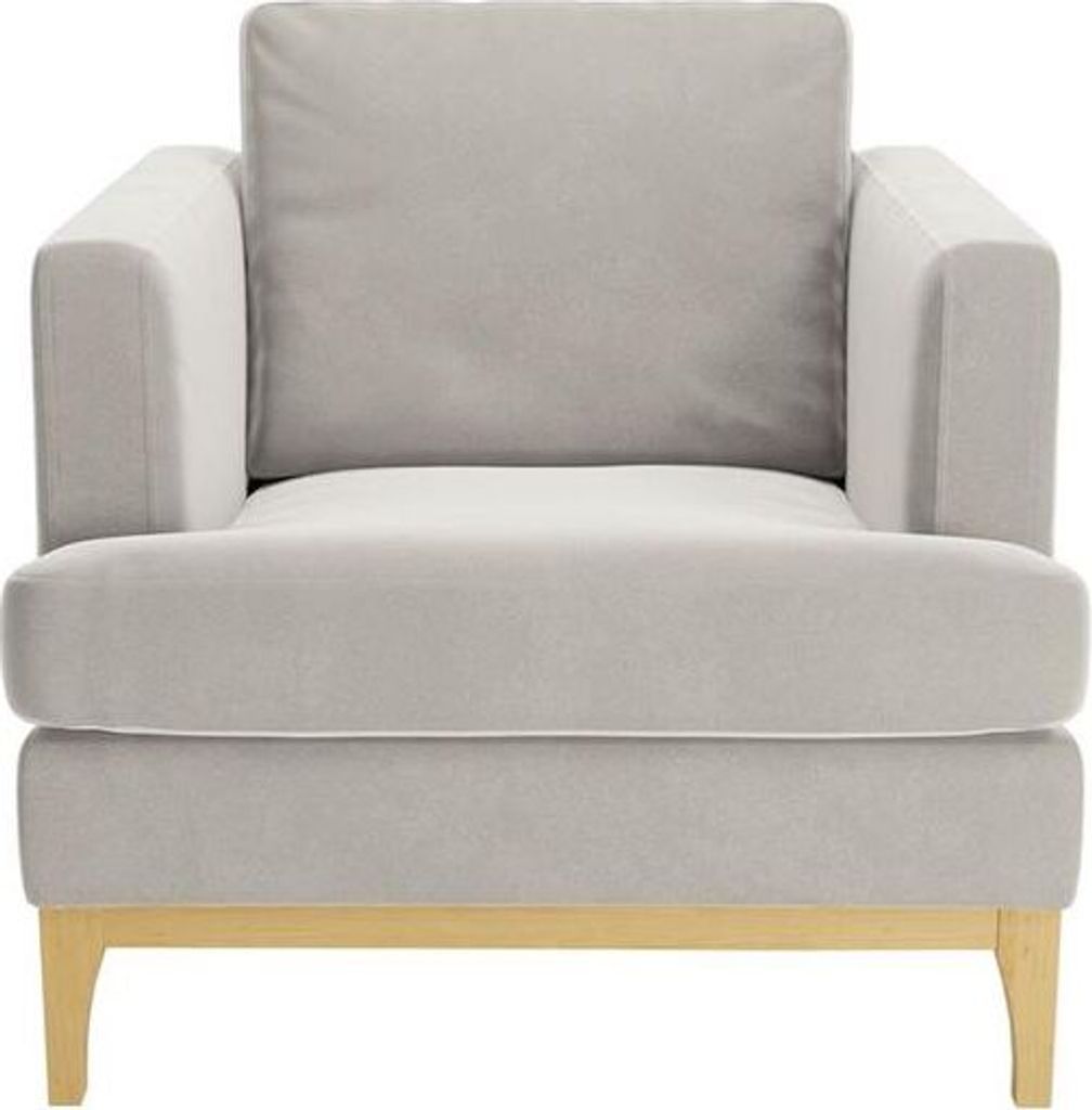 SLF24 - Sessel Scarlett - hellgrau - Velluto 15