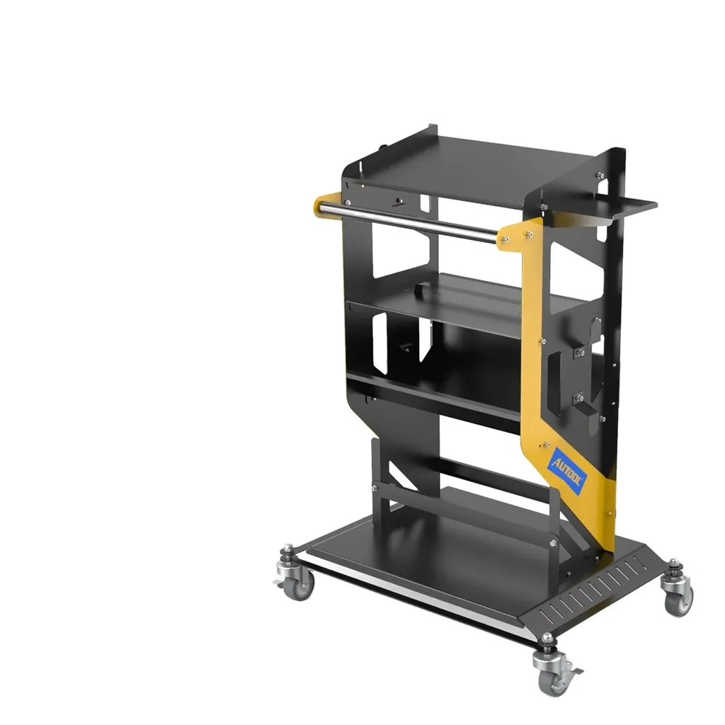 Chariot à outils lourd 3 niveaux en acier capacité 300kg Modèle-T7