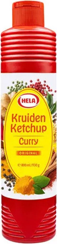 Hela - Ketchup alle spezie e curry - Salsa - 800 ml Immagine del prodotto 