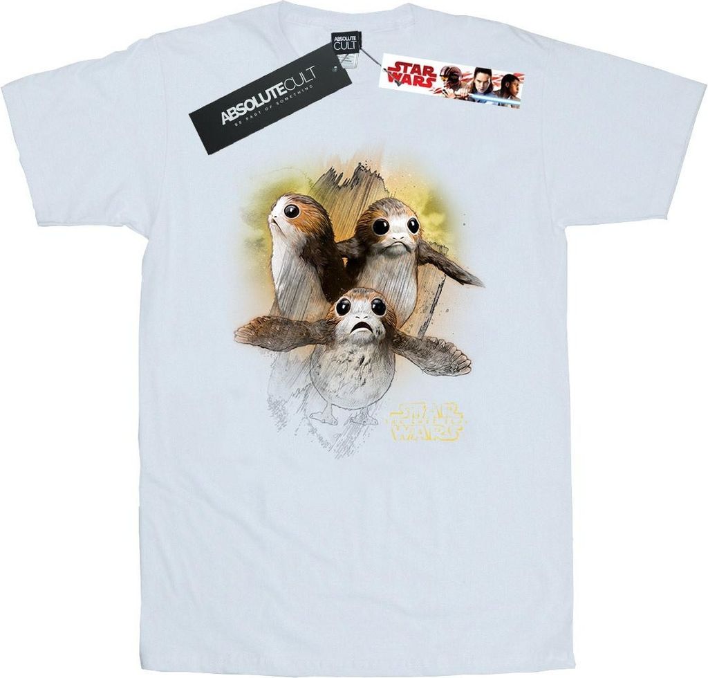 Star Wars: The Last Jedi - T-Shirt für Herren BI1181 (L) (Weiß)
