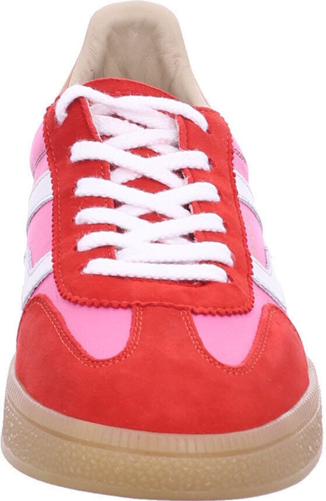 Sneaker Low Damen Turnschuhe Rot Vintage USA Olympia Sneakers Rot