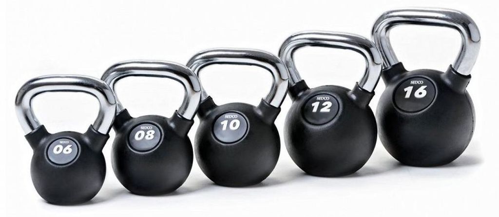 SEDCO RUBBER-CHROM Kettlebell 24 kg Obrázek produktu 