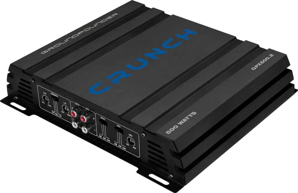 Fini le son saturé - Ampli Voiture Crunch GPX500.2 Pontable 500W
