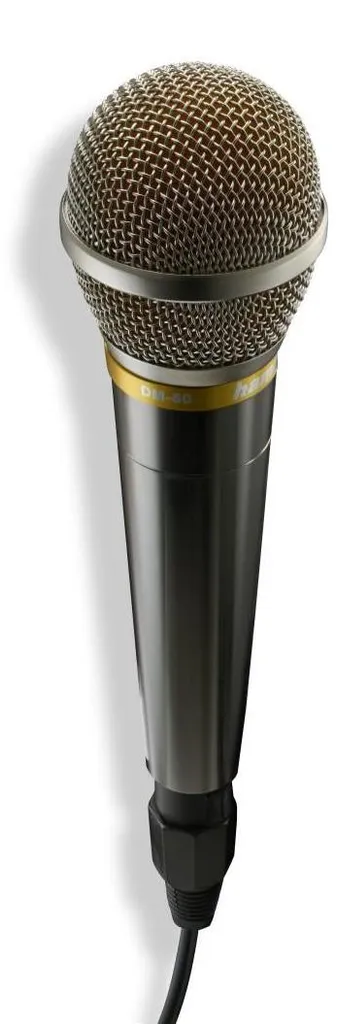 Microphone Vocal Pro noir câble 3m et bouton marche arrêt intégré