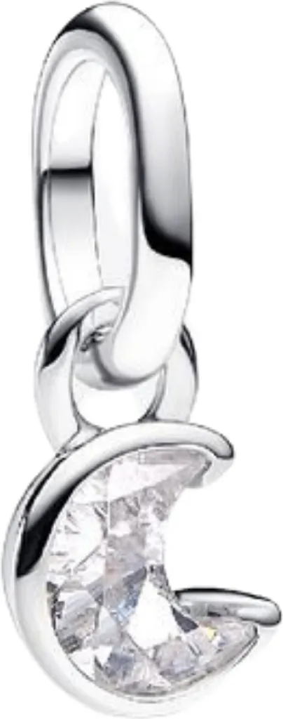 Mini Pendentif Lune Pandora ME 793364C01 avec Cristaux Argent Massif