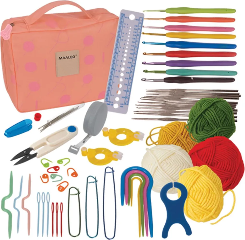 Maaleo 25692: Il Kit Uncinetto XXL Definitivo per DIY e Travel Craft