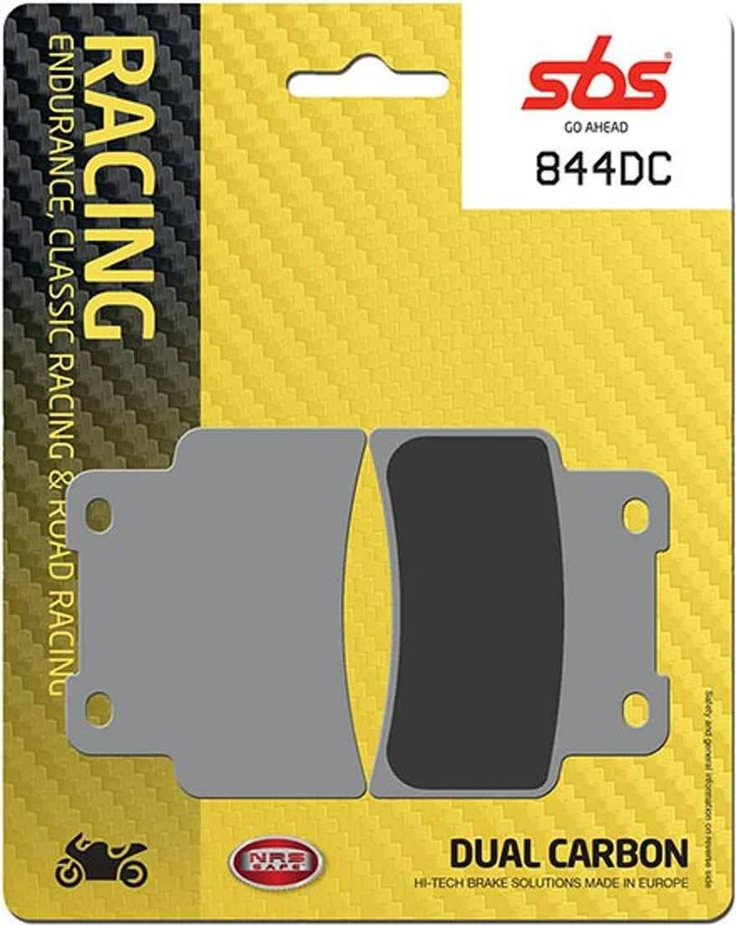 Bremsbelag SBS 844DC (Satz pro Scheibe) Road Racing Dual Carbon