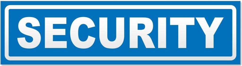 Kiwistar - Autoaufkleber - Blau - 60 x 16 cm - Security invertiert - Hinweis Aufkleber Sticker für Auto, Kfz, Fahrrad, PKW, LKW