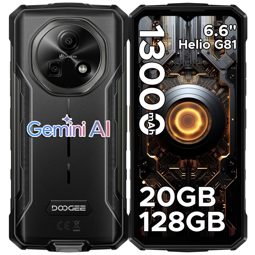 DOOGEE Fire 5 Pro Outdoor Smartphone Handy, Android 15, 4G, Produktbild 