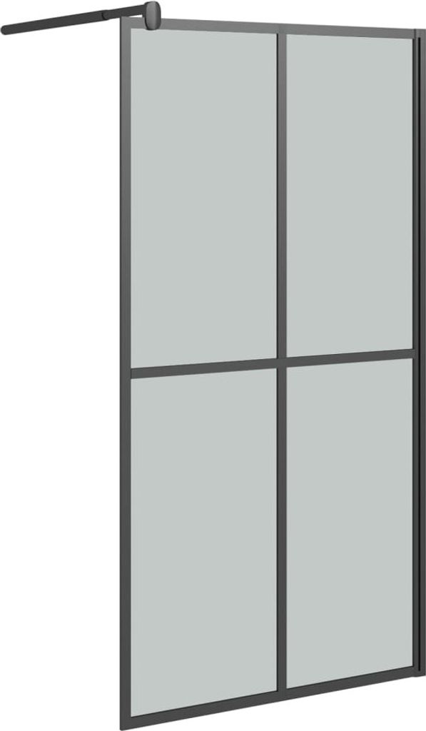 vidaXL Schermo doccia per cabina doccia 100x195cm Vetro Immagine del prodotto 