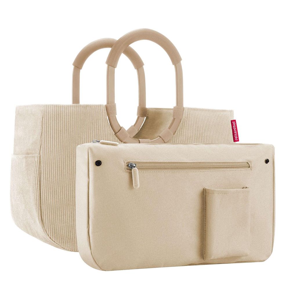 Reisenthel loopshopper M mit Innentasche cord sand Produktbild 