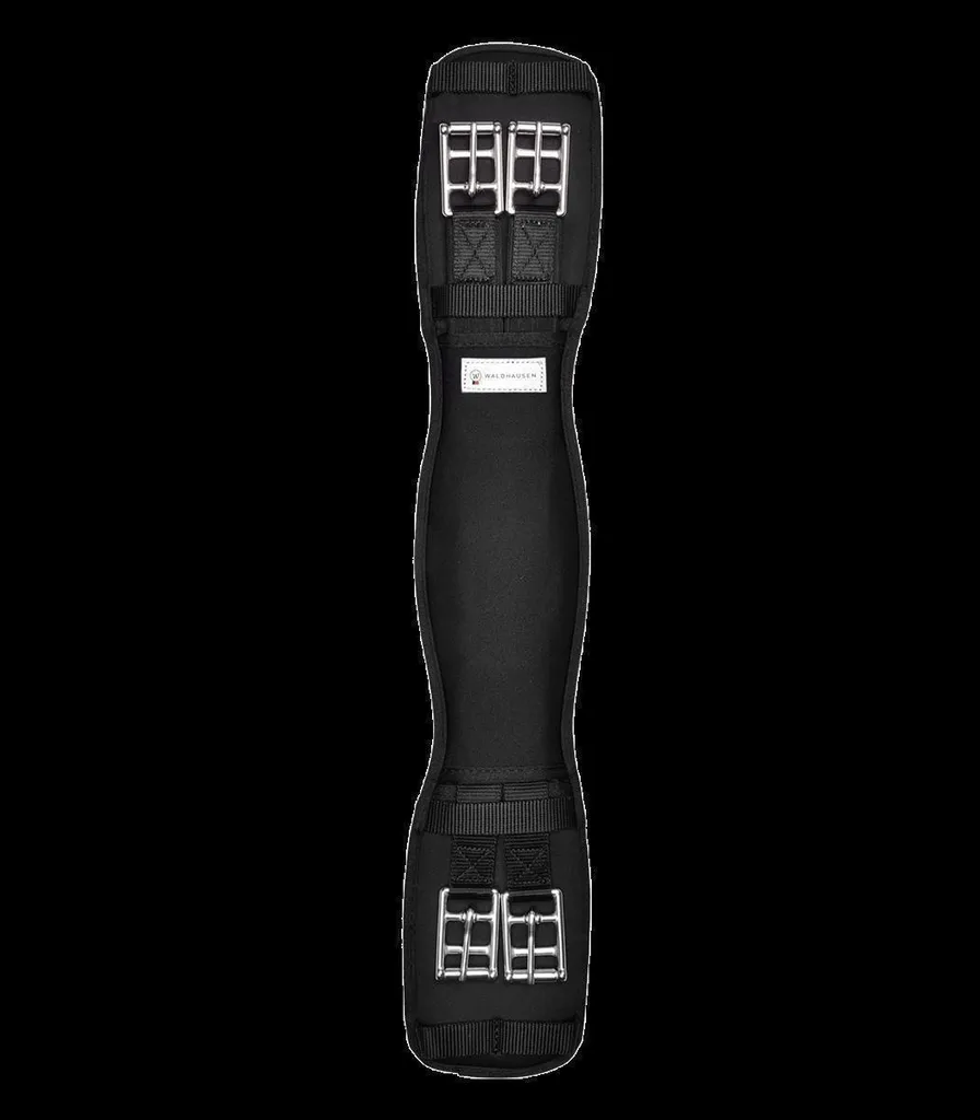 Sangle de Dressage Courte Awatec Confort Gel et Néoprène Noir de 45 cm
