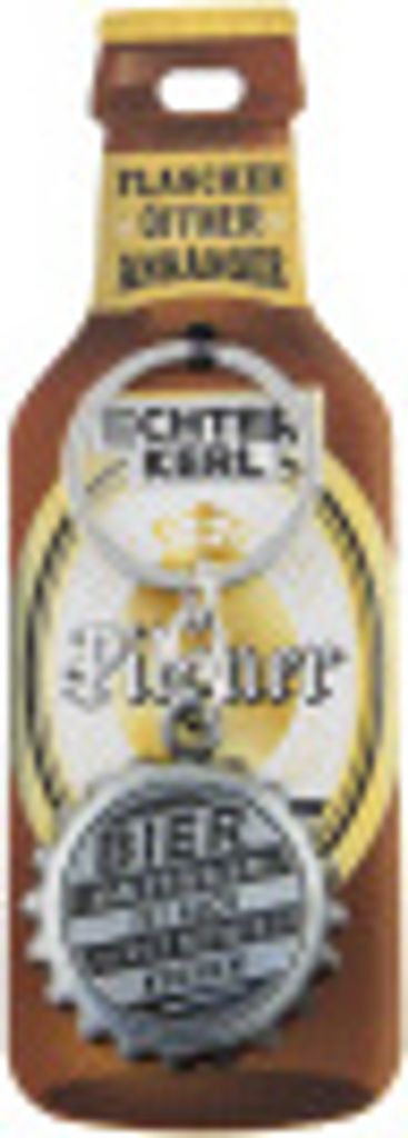 Echter Kerl Flaschenöffner Anhänger - Kaltes Bier