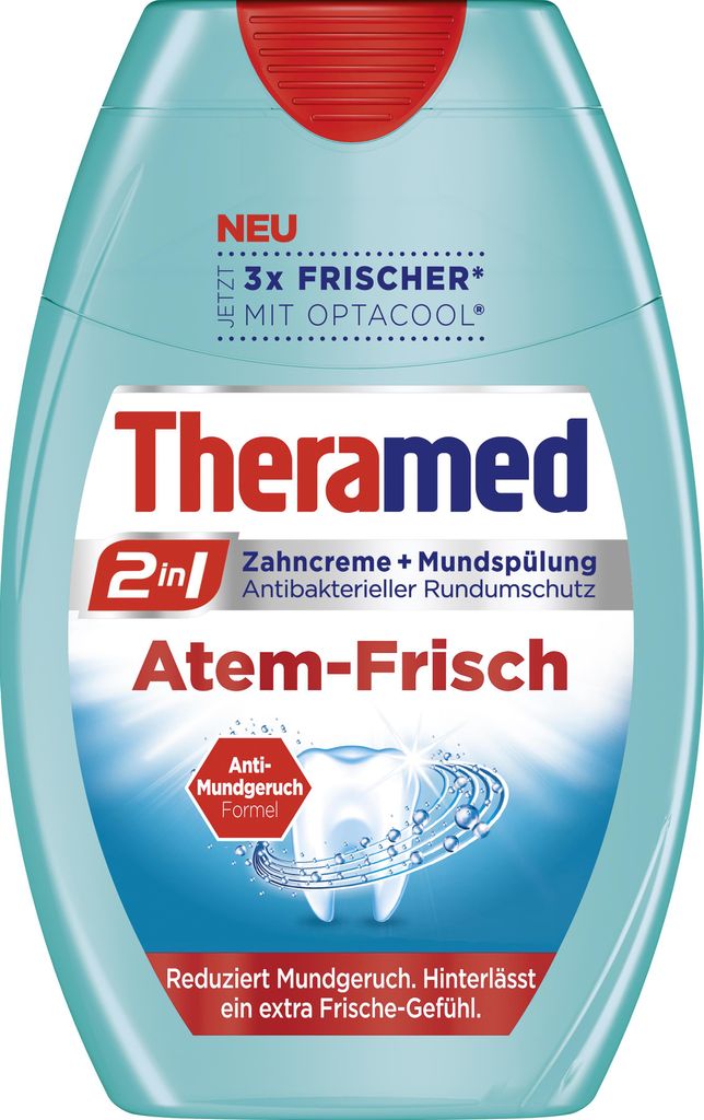 Theramed Zahncreme 2in1 Atem Frisch 75ml Produktbild 