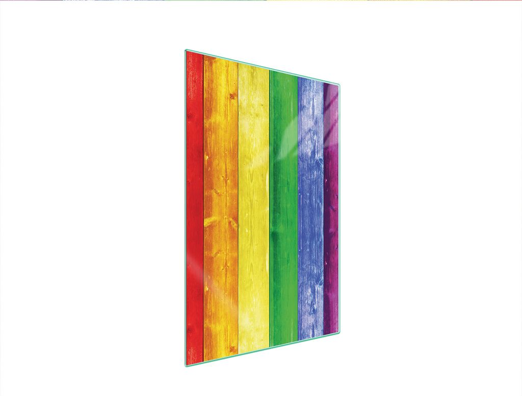 Herdabdeckplatte 35x52 Glaskeramikkochfeld Abdeckung Spritzschutz Glasplatte Deko Schneidebrett Holz Bunt