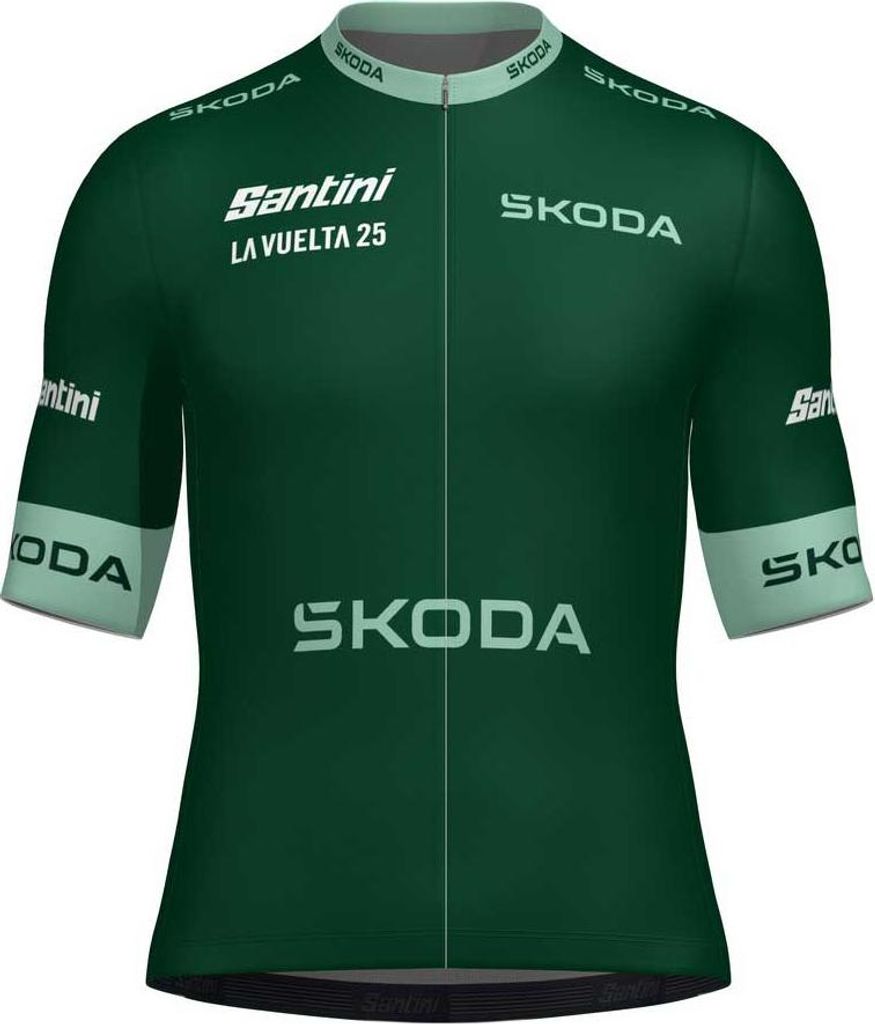 Santini La Vuelta Points Leader Kurzarm-radtrikot L Mann L