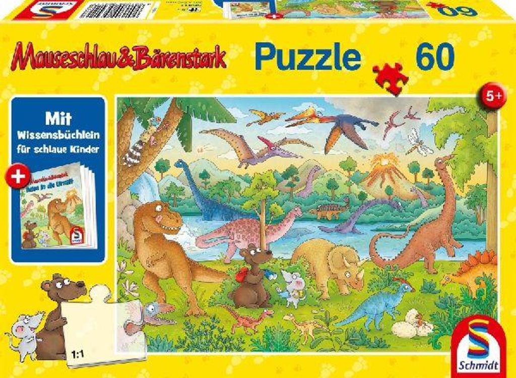 Reise in die Urzeit, 60 Teile, mit Add-on (Wissensbüchlein) Produktbild 