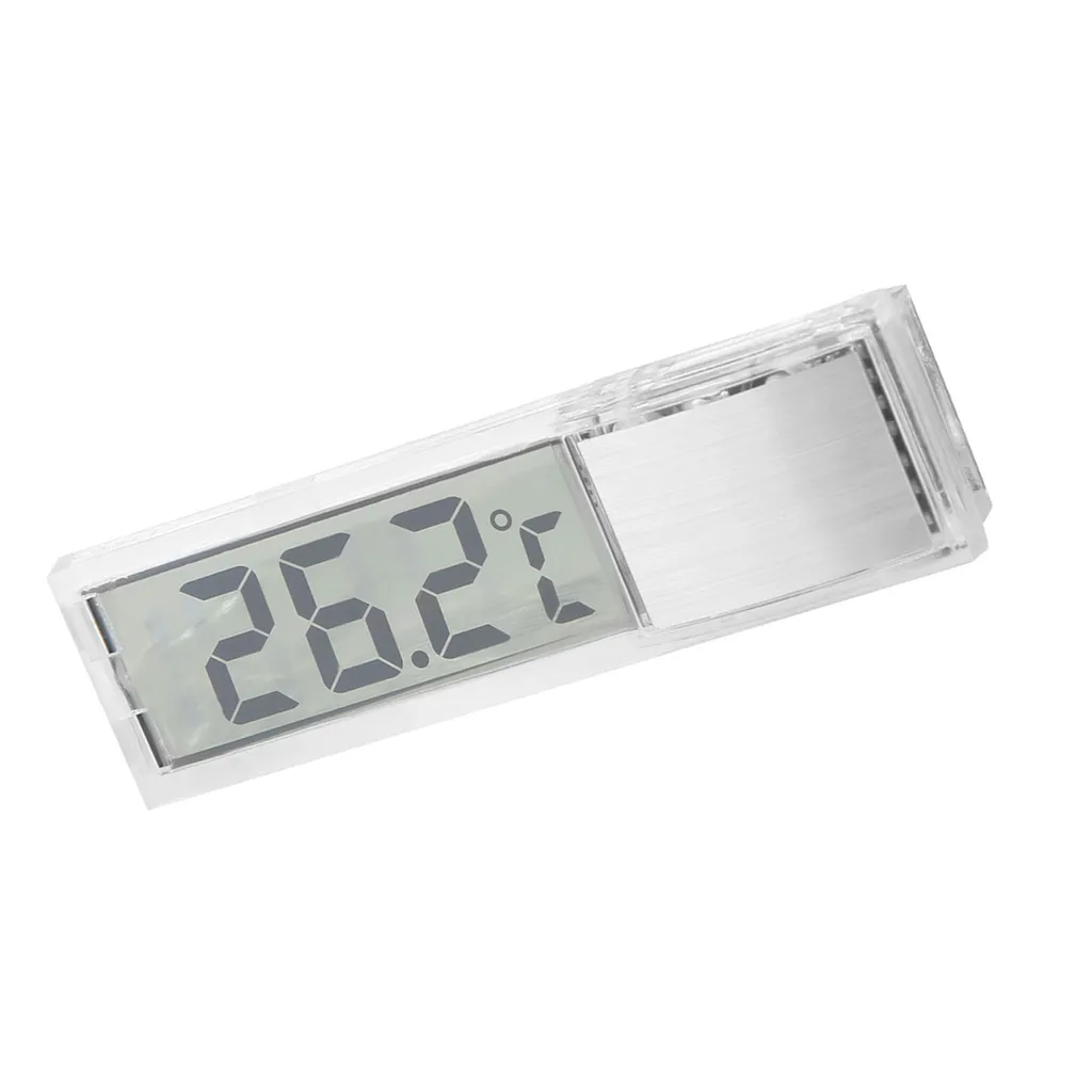 Termometro Digitale Acquario Minimal - Display Trasparente 3D LED - 4