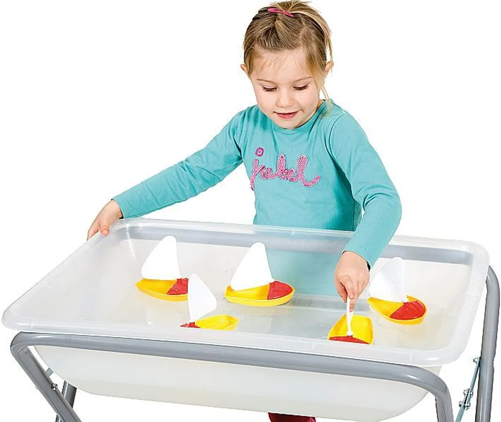 Bac à sable et eau transparent - Table de jeu sensoriel pour enfants