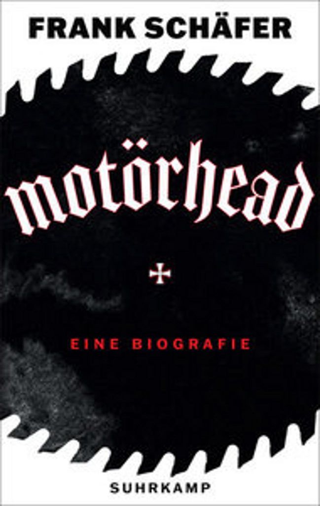 A book cover for a biography of the band Motörhead.