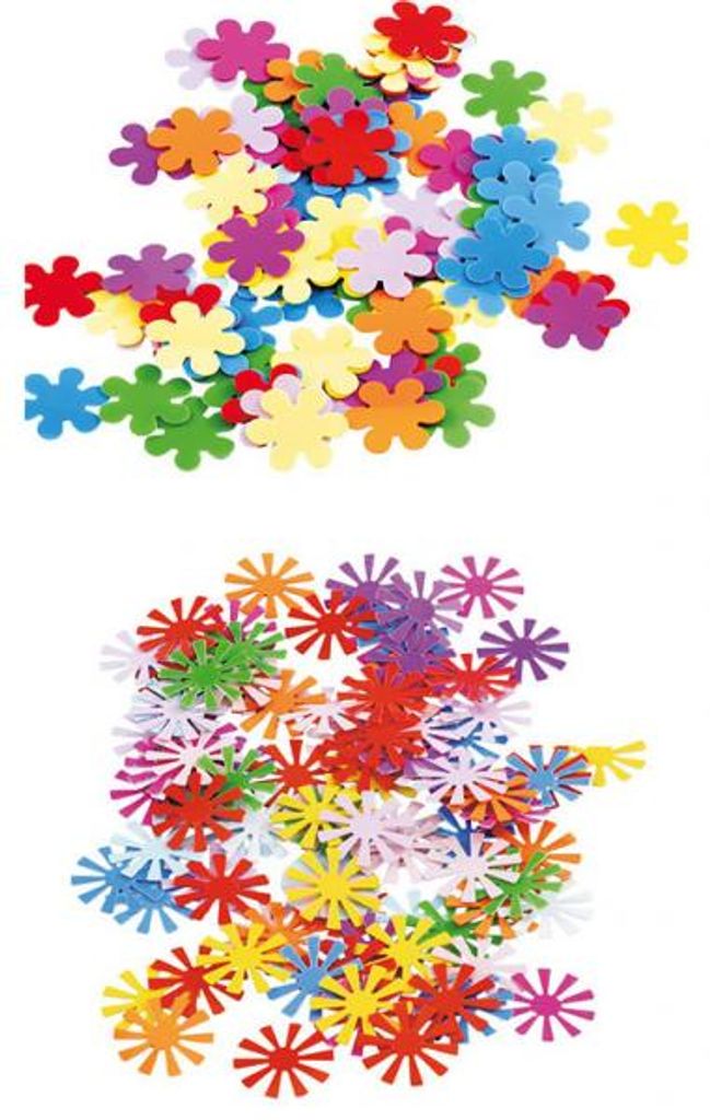 Deko Konfetti sortiert Flower Power