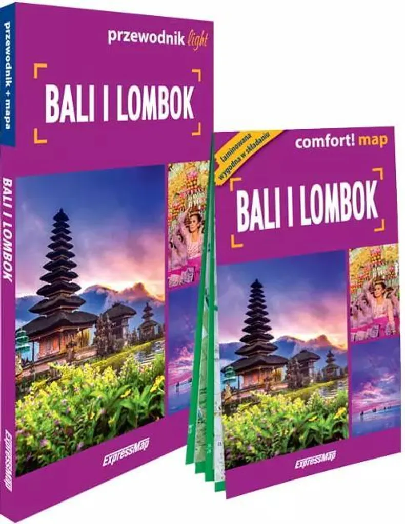 Guide Touristique Bali Lombok 2024 Lichtguide avec Carte Grand Format