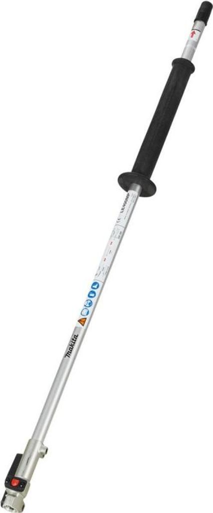 A product shot of a long pole attachment for a tool, against a white background.