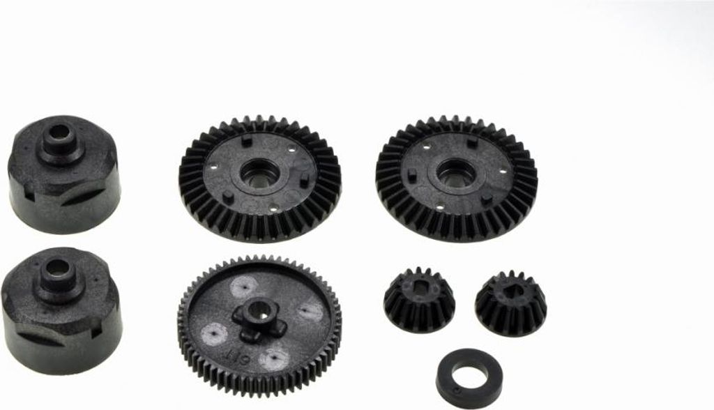 Tamiya RC TT-01/E/R G-Parts Scatola ingranaggi ruota conica Immagine del prodotto 