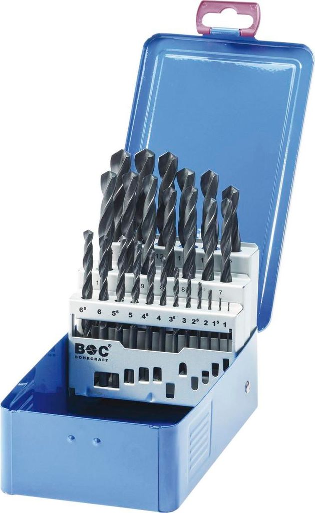 Bohrcraft Metallbohrer Spiralbohrer kurz M13 BC HSS-R DIN