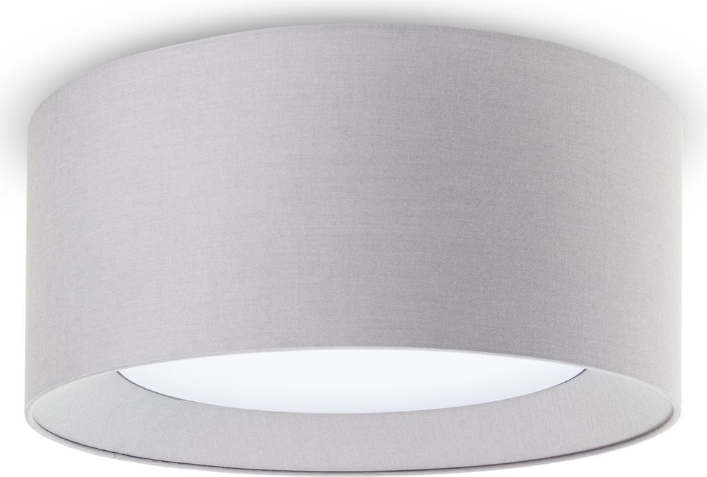 Deckenlampe Esstisch Deko Wohnzimmer Modern Büro Rund Lampenschirm Stoff E27