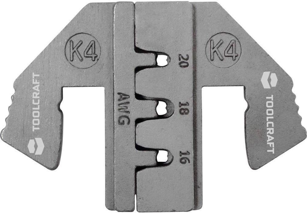 TOOLCRAFT PLE-0K4 Crimp-Einsätze Geeignet für Stecker: DEUTSCH Quetschbereich AWG: 16 bis 20 awg Passend für Marke (Zan