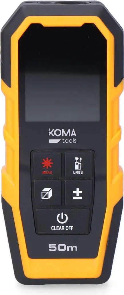 Télémètre laser compact 12,3 cm avec étui noir pour mesure de poche