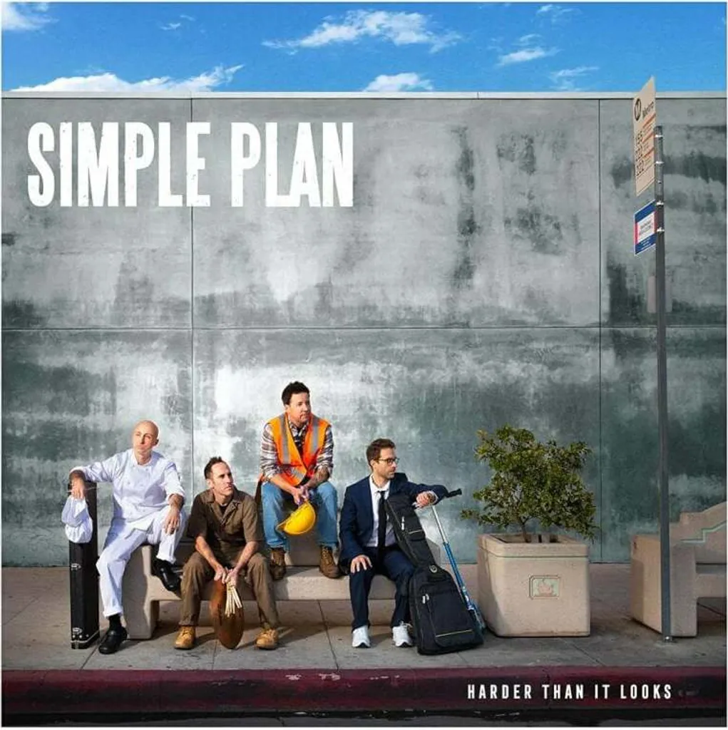 Vinyle Simple Plan Album Harder Than It Looks Musique Salon et Fête