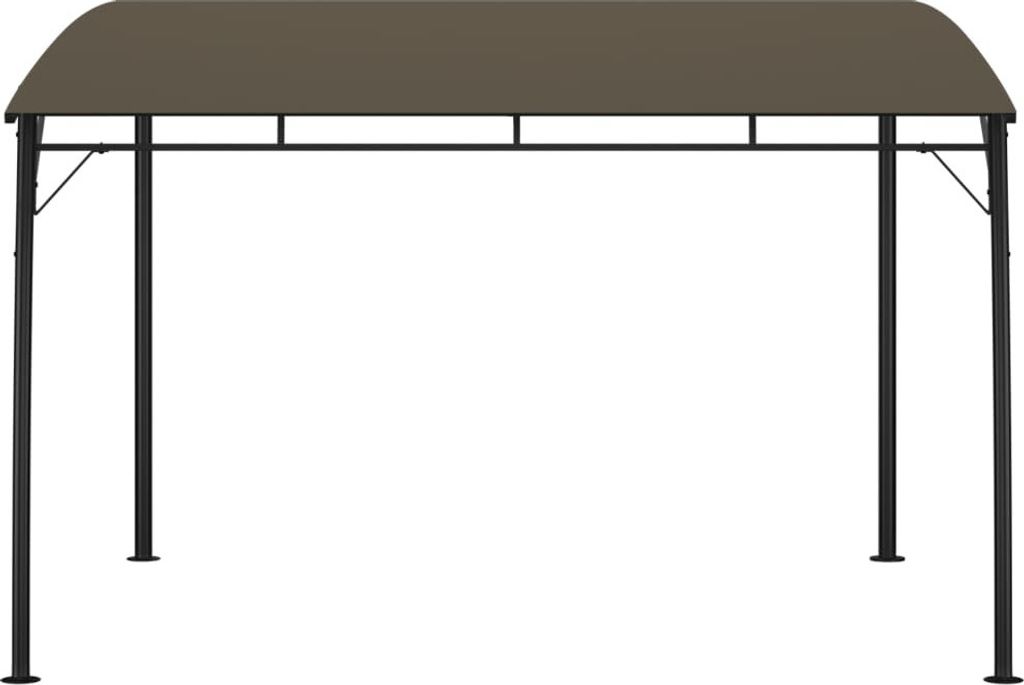 Ombrellone da giardino 3x3x2,55 m Taupe Immagine del prodotto 