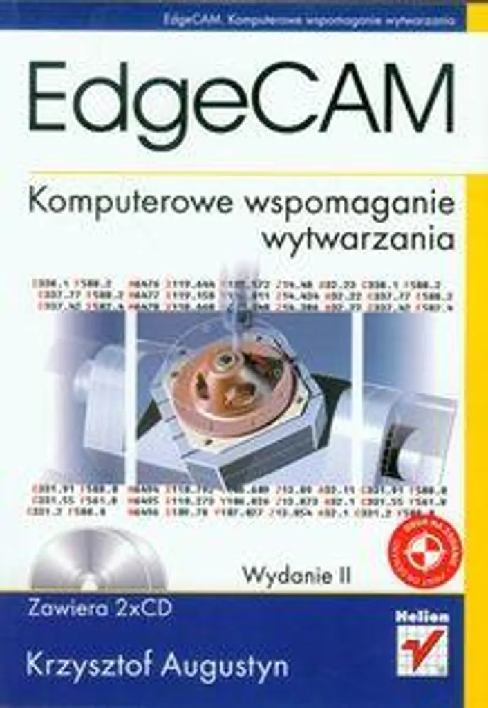 Livre EdgeCAM CAO FAO en Polonais avec Méthodes Usinage Avancées 3D
