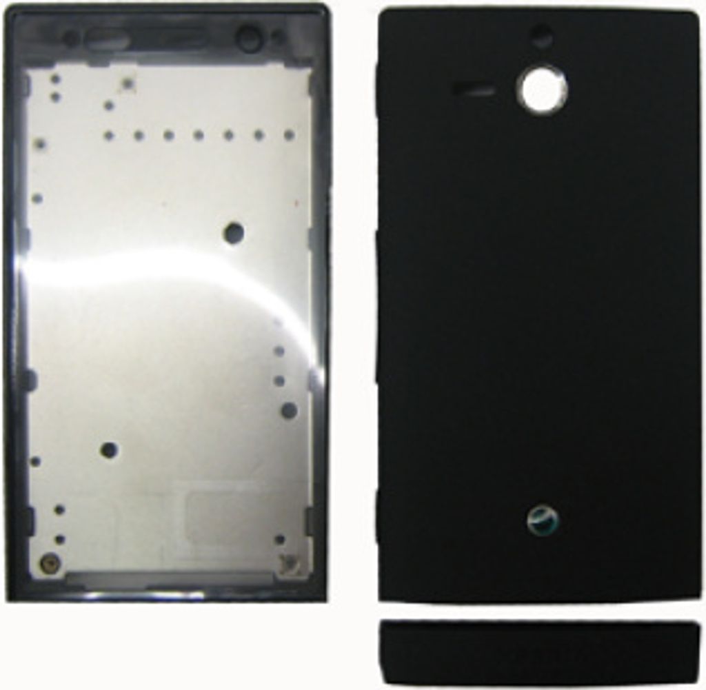 Sony Ericsson Xperia U (ST25i) Gehäuse Cover schwarz