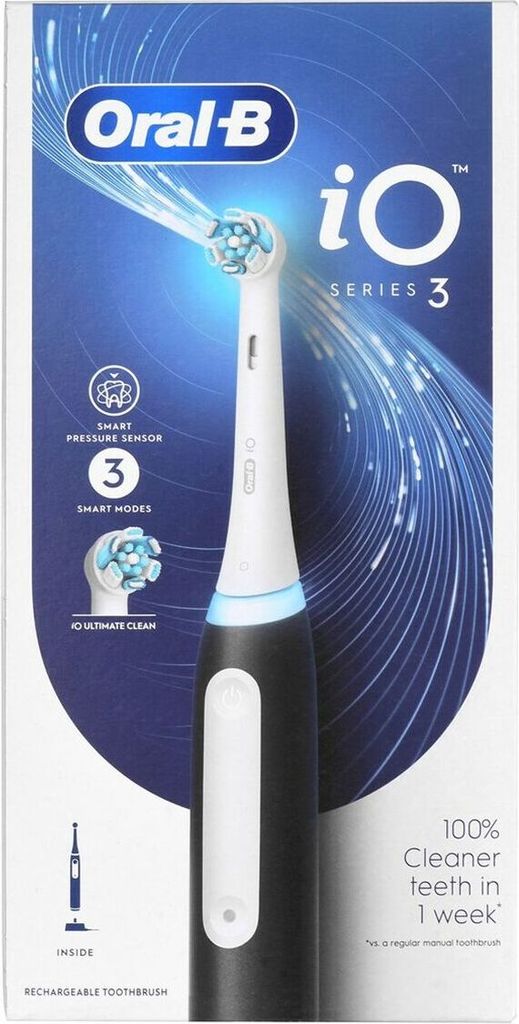 Braun Oral-B iO3 Elektrische Zahnbürste Mattschwarz (iO3 Produktbild 7