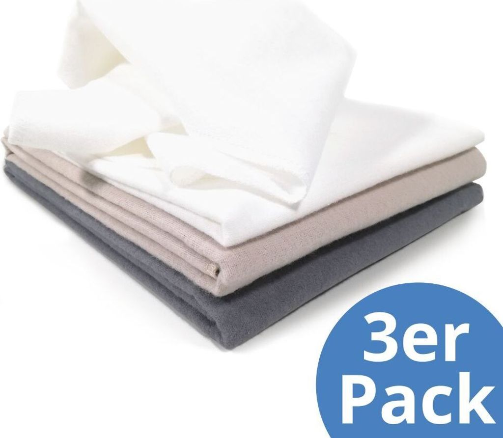 Makian Moltontuch / Moltonwindel 3er Pack 80 Produktbild 