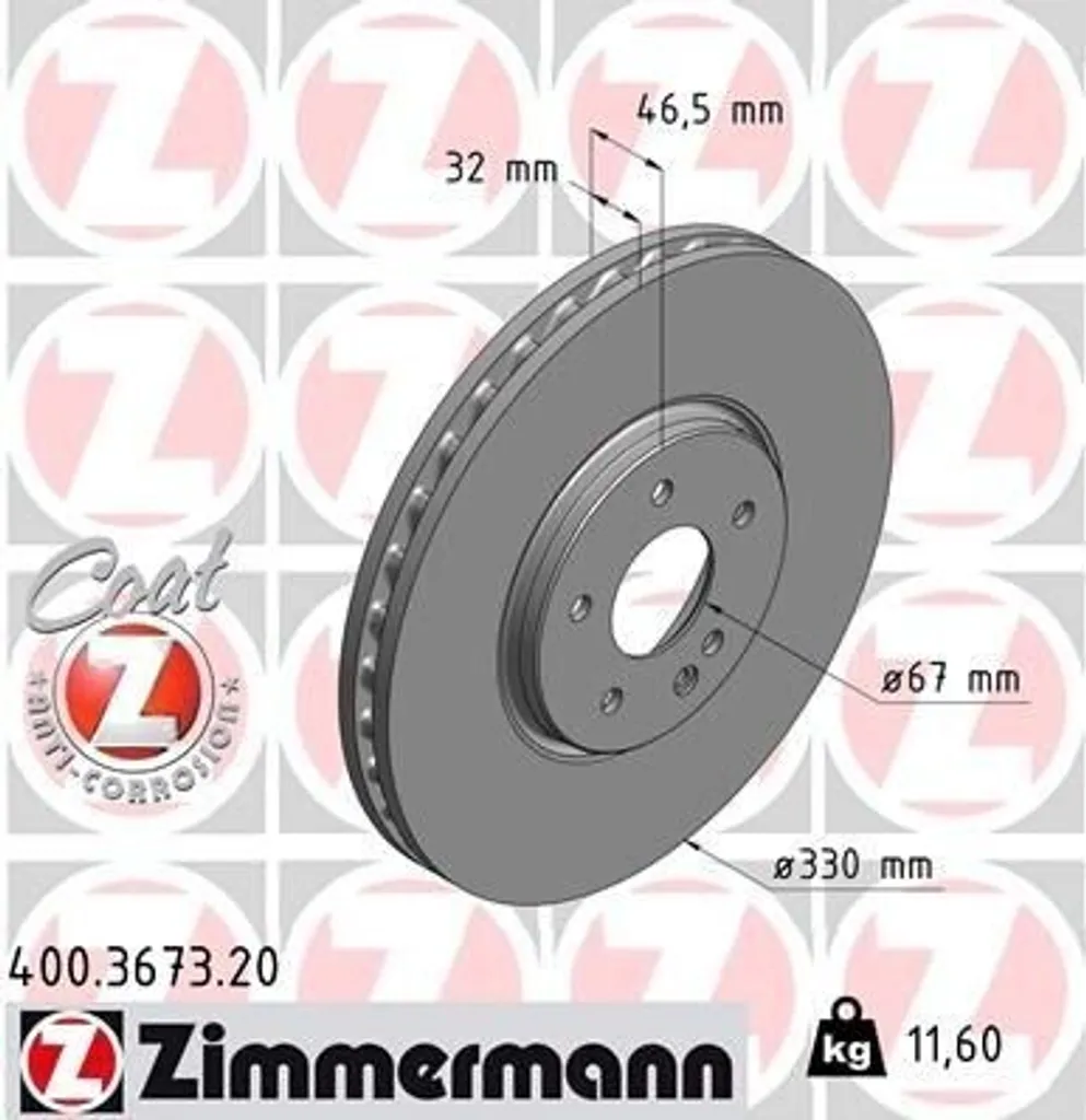 Disque de frein pour entretien Mercedes CLK et SLK R170 - Qualité OE