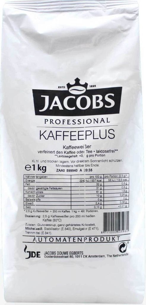 JACOBS Kaffeeplus Kaffeeweißer 4031683 1kg Produktbild 1