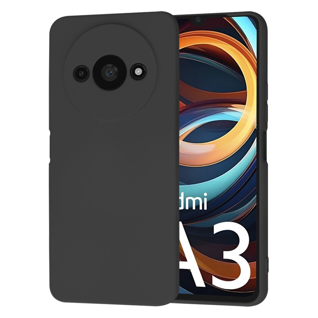 Techsuit Soft Flex Back Cover Hülle für Xiaomi Redmi A3 - Black