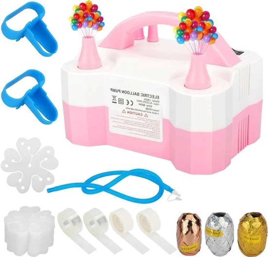Pompe à ballon électrique 600W portable avec double embout gonflage
