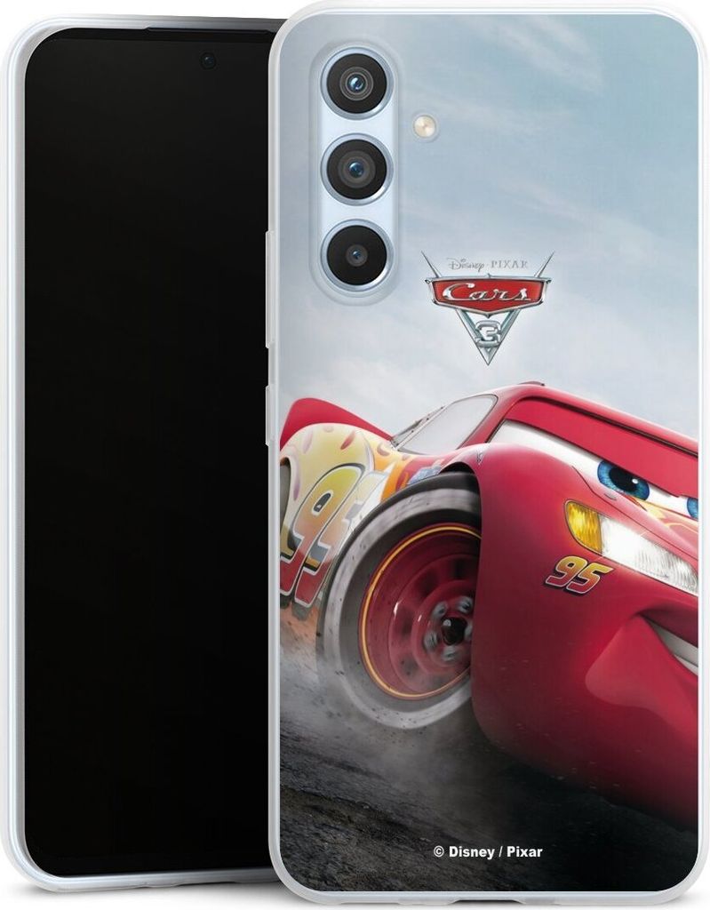 DeinDesign Slim Hülle für Samsung Galaxy A54 5G Silikon Case Ultra Dünn Handyhülle Cars Lightning Mcqueen 95 Offizielles Lizenzprodukt
