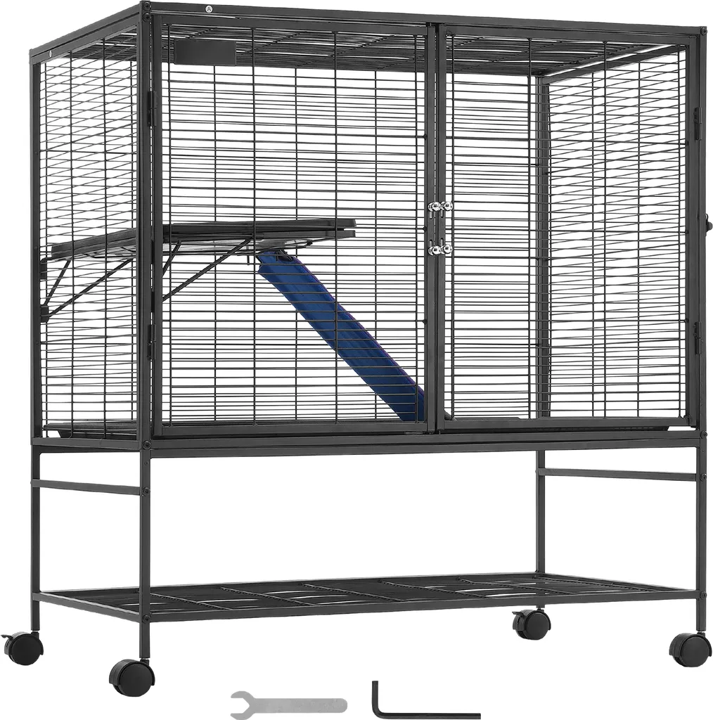 SucceBuy Gabbia Furetti 39" Metallo 2 Livelli | Critter Nation Offerta