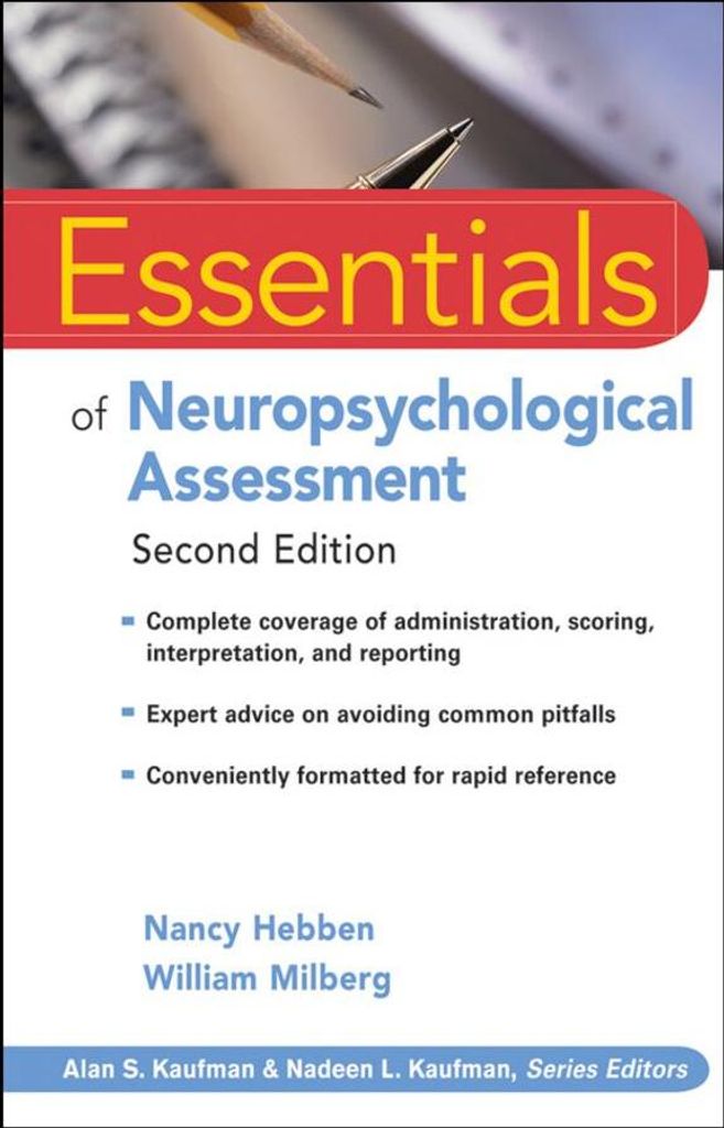 Essentials of Neuropsychological Assessment