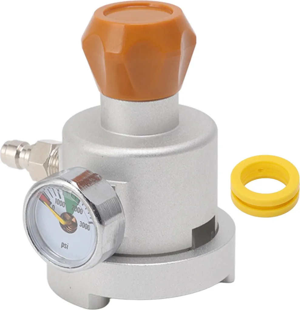 Adaptateur de Remplissage CO2 pour Soda avec Manomètre de Précision