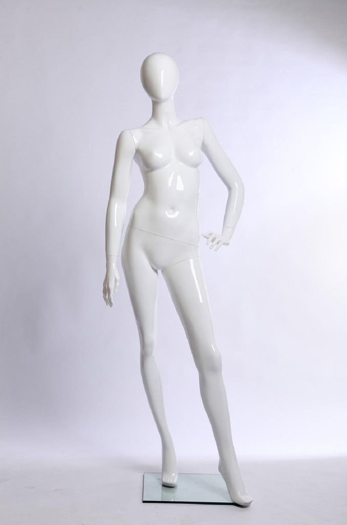 K46980-B bellissimo manichino femminile astratto laccato Immagine del prodotto 